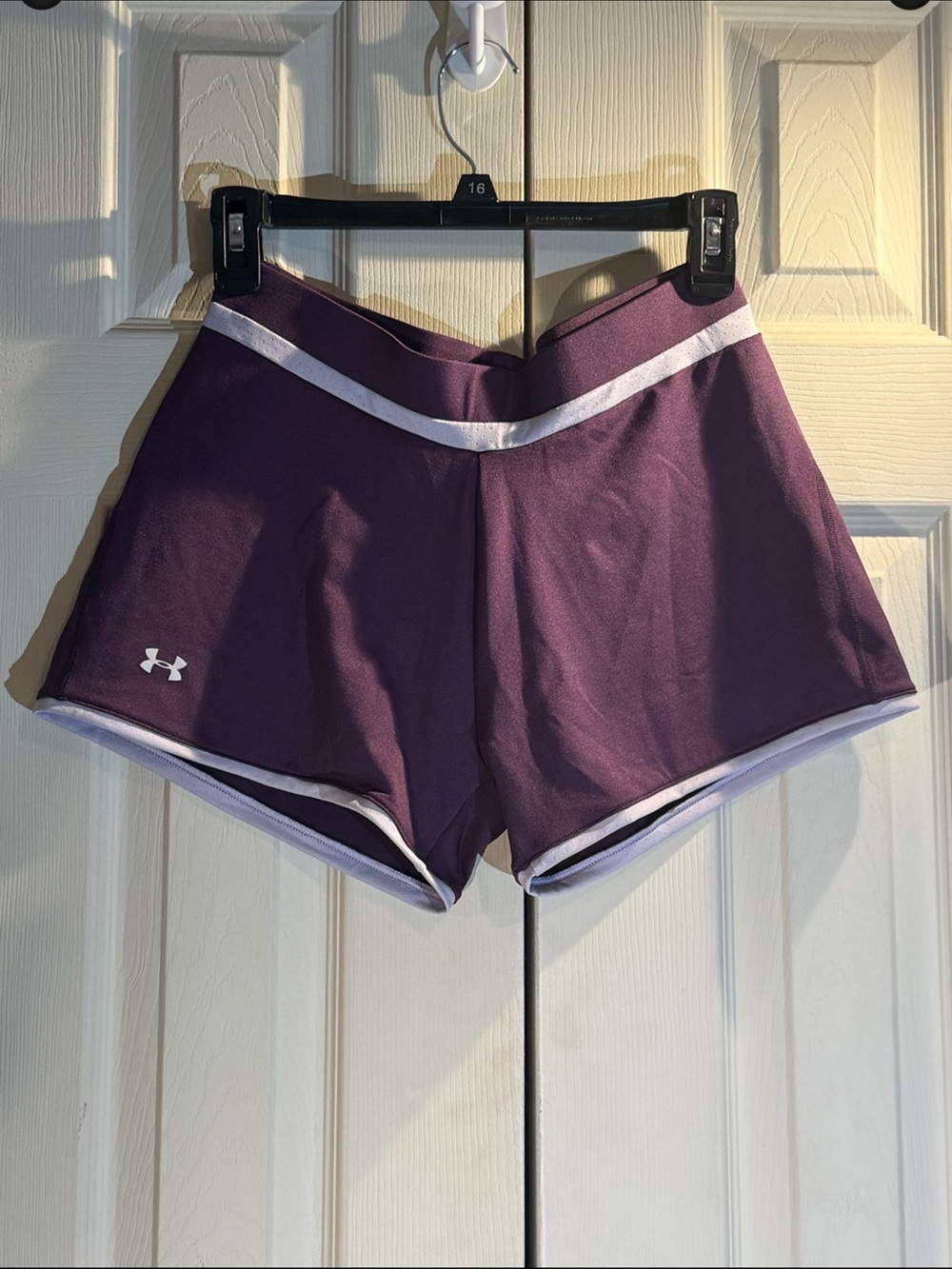 Under Armour Purple Running Shorts – Women’s Medium – NWT - Picture 2 of 6
